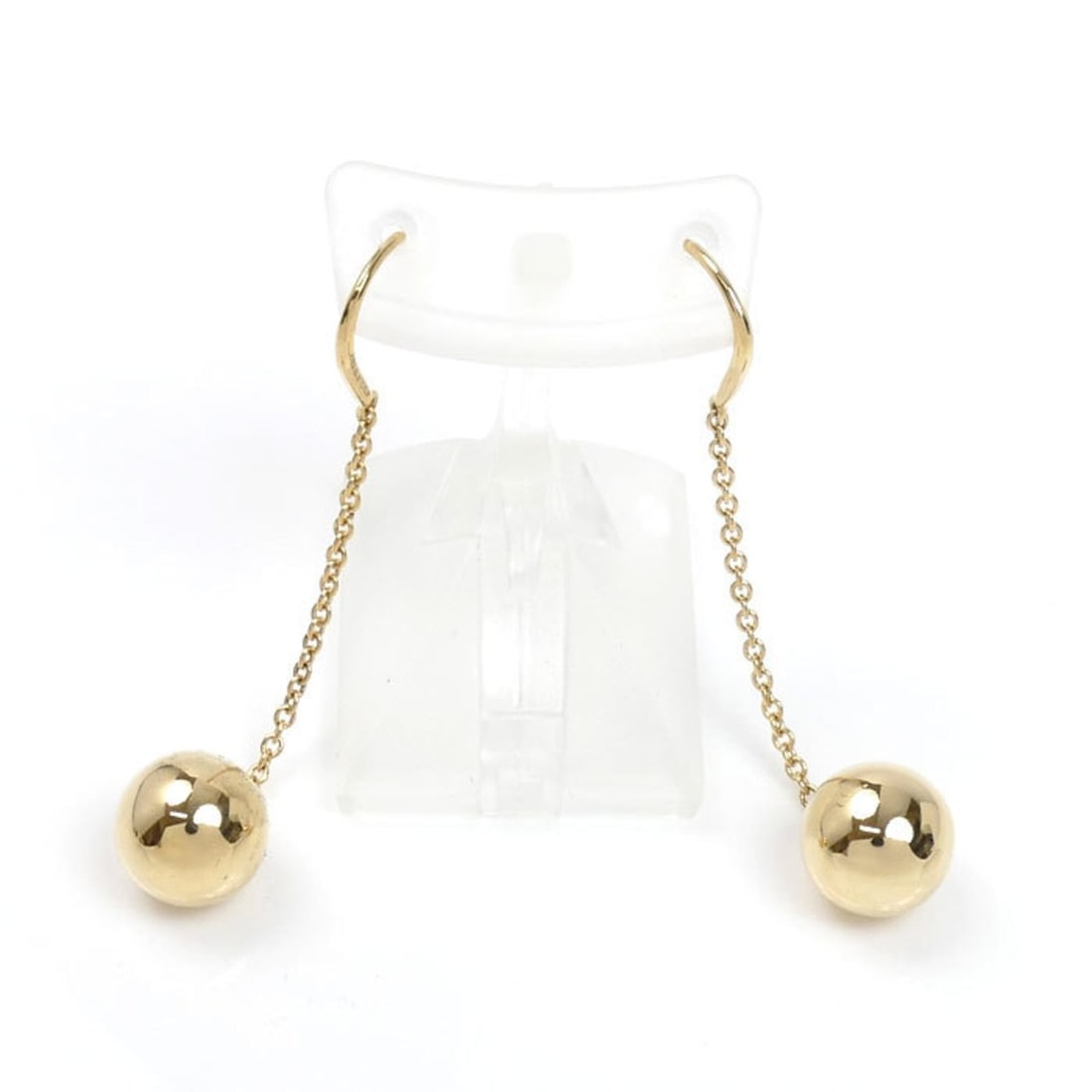 TIFFANY&Co. Tiffany 18K Yellow Gold Hardware Ball Earrings 4.8g Women's: --- Catalog ---Category: SizeSize (HxWxD): 53.50mm x 9.70mm / 2.11'' x 0.38''Category: DesignType: Stud earringsGender: WomenMaterial: Yellow gold (18K)Category: GeneralBrand: TiffanyCountry of Origin