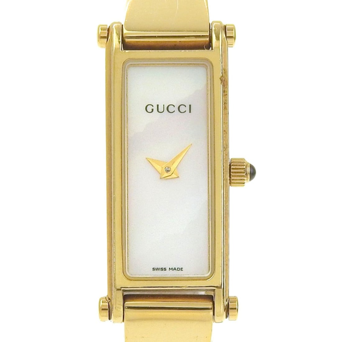 Gucci 1500L Mother-of-Pearl Dial GP Quartz Watch (Battery Included) - Women's Watch, Approx. 24mm (1 of 15)