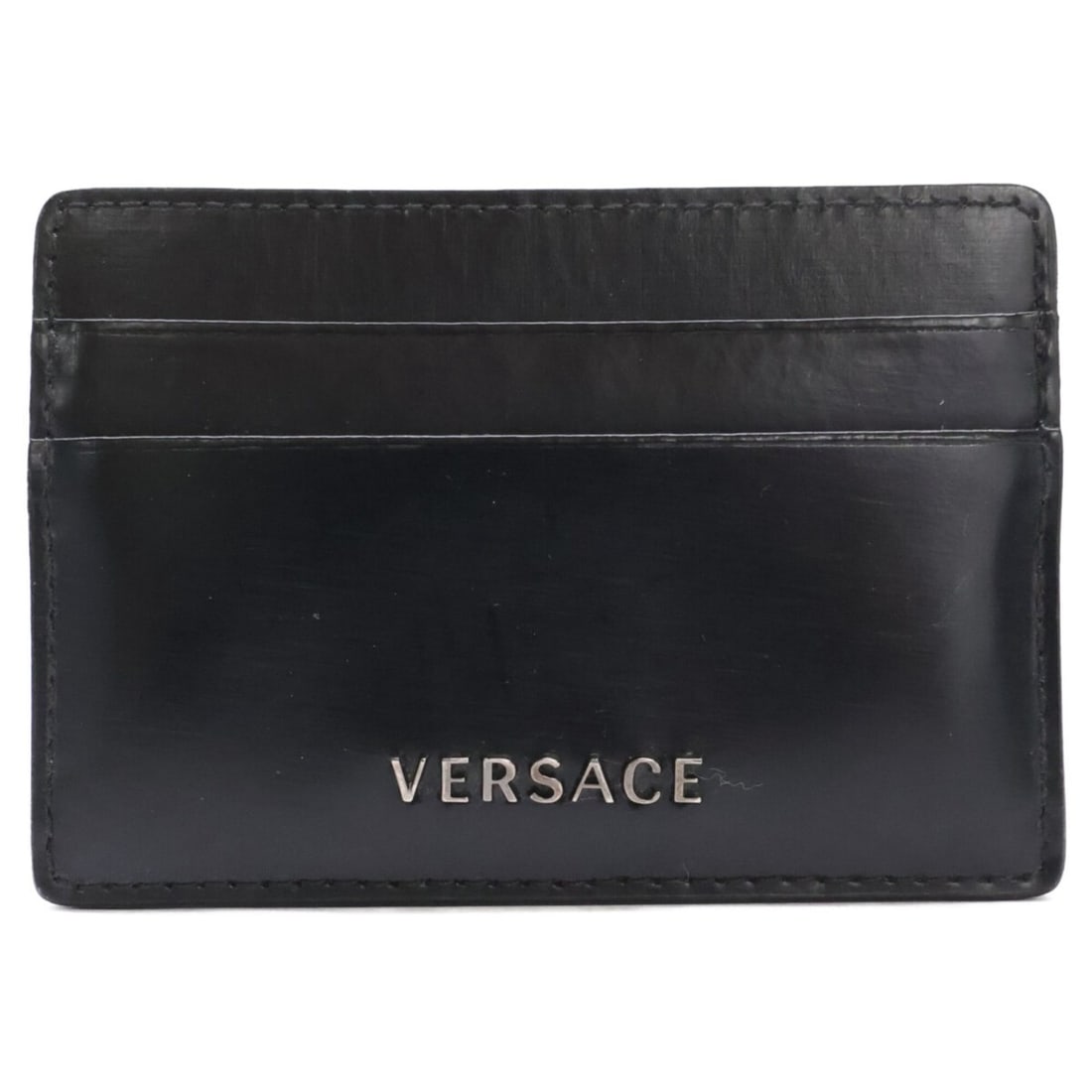 Versace logo business card holder/card case, black, for men. (1 of 15)