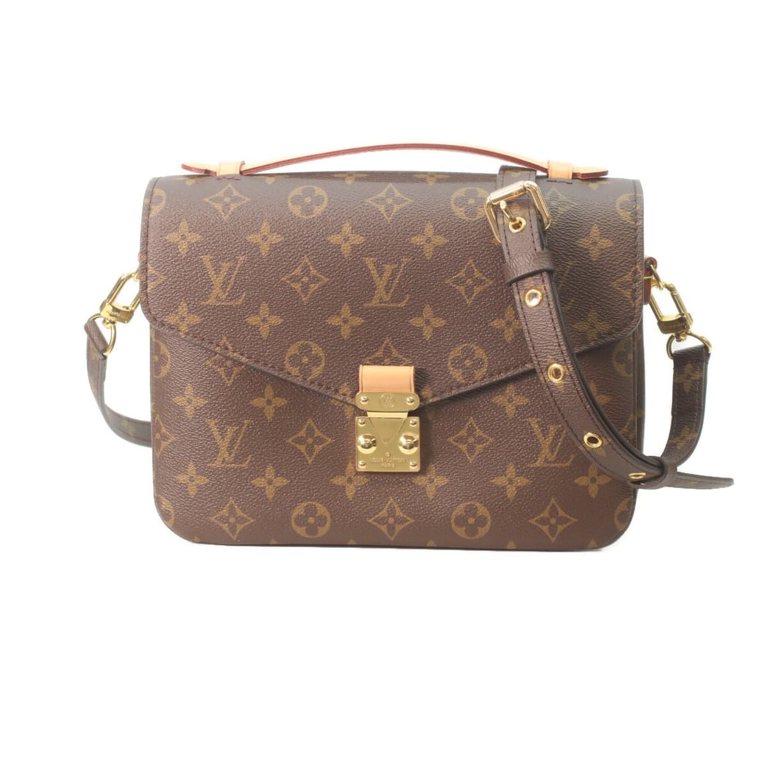 LOUIS VUITTON M44875 Monogram Pochette Metis MM Shoulder Bag, Brown, Women's, RFID (IC) (1 of 14)