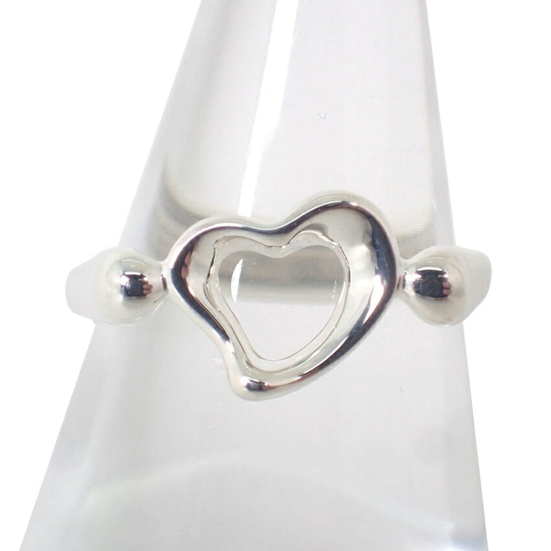 TIFFANY & Co. 925 Heart Ring, Size 10 (1 of 10)