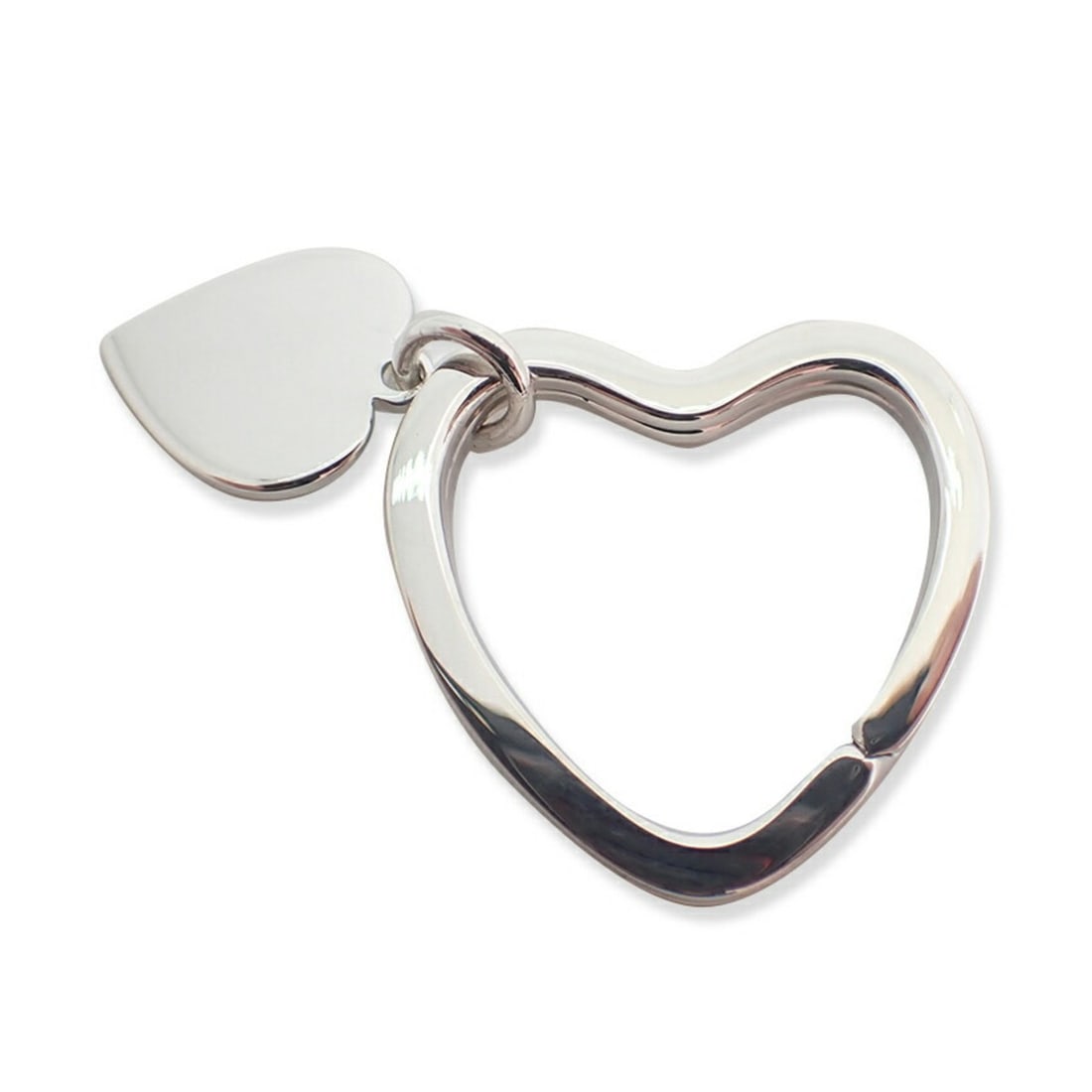 TIFFANY & Co. 925 Heart Keyring: --- Catalog ---Category: DesignType: KeyringGender: Men,WomenMaterial: Sterling silver 925Category: GeneralBrand: Tiffany--- Item List ---Section: ConditionRanking: Rank SA Used - Hardly any traces