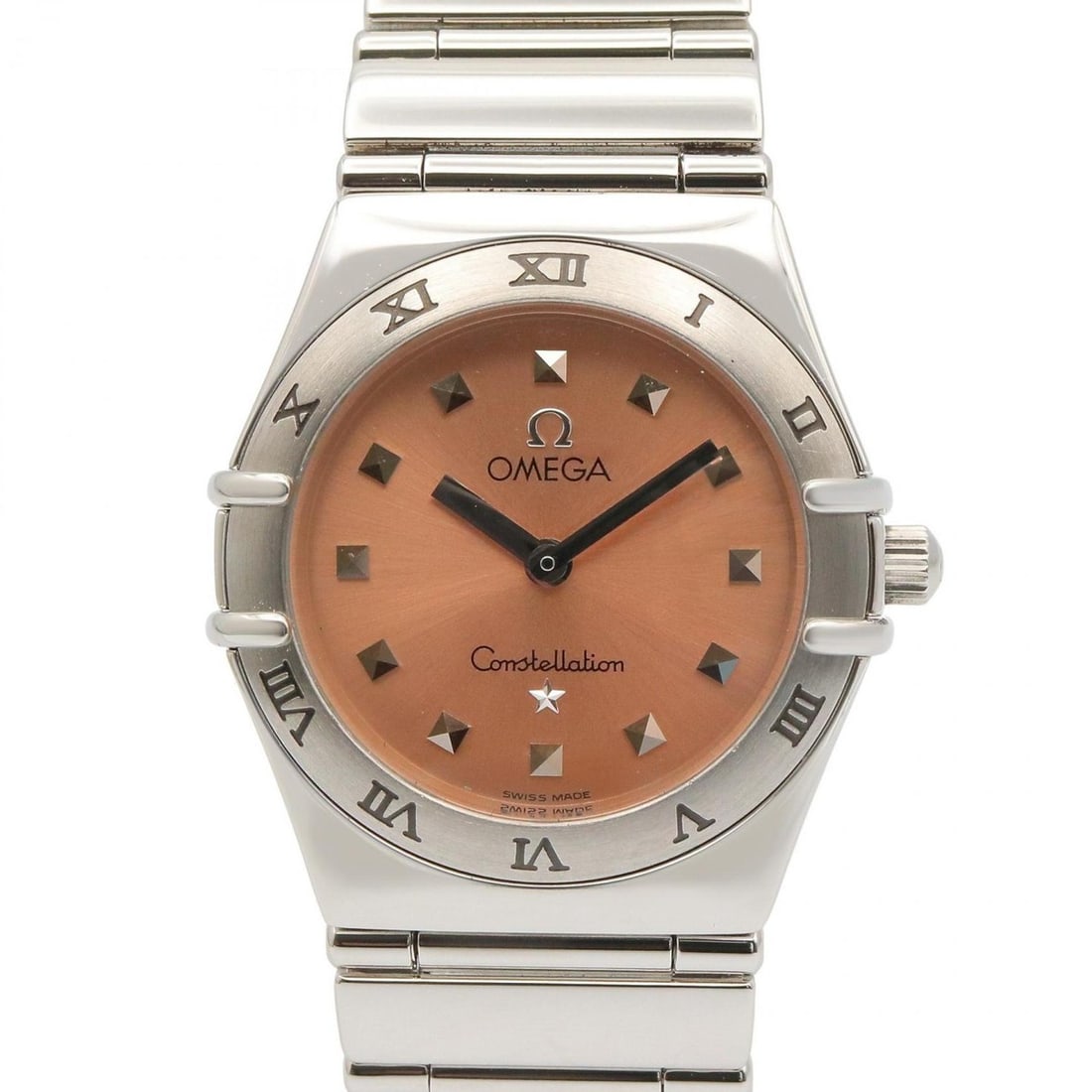 Omega Constellation My Choice Watch, Stainless Steel, Ladies, Pink Tone, 1571.61: --- Catalog ---Category: SizeWrist Size: 14.5cm / 5.7''Case Diameter: 25.5mm / 1''Category: DesignType: WristwatchGender: WomenColor (Dial): PinkMaterial (Band): Stainless steelMaterial (Case): Stainl