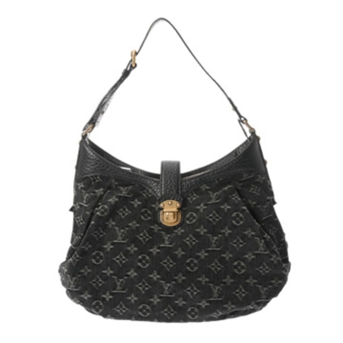 LOUIS VUITTON Louis Vuitton Monogram Denim XS Noir M95608 Women's Handbag AB Rank Used Ginzo: --- Catalog ---Category: SizeSize (HxWxD): 27.5cm x 31.5cm x 12cm / 10.82'' x 12.4'' x 4.72''Category: DesignType: HandbagColor: NoirGender: WomenMaterial: Denim Hardware Color: GoldCategory: GeneralM
