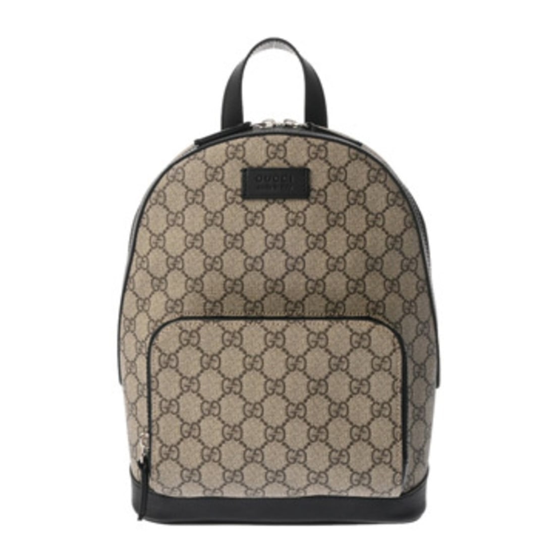 GUCCI Backpack, Beige, 429020, Men's/Women's, GG Supreme Canvas, Leather, Backpack/Daypack, AB Rank, (1 of 11)