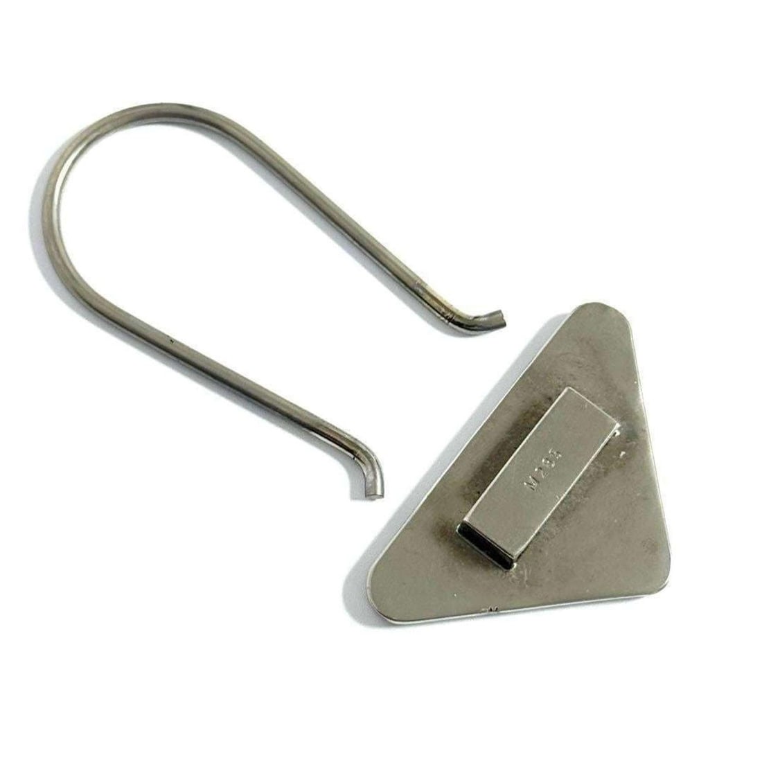 Prada Men's Triangle Logo Keychain Key Ring - 3