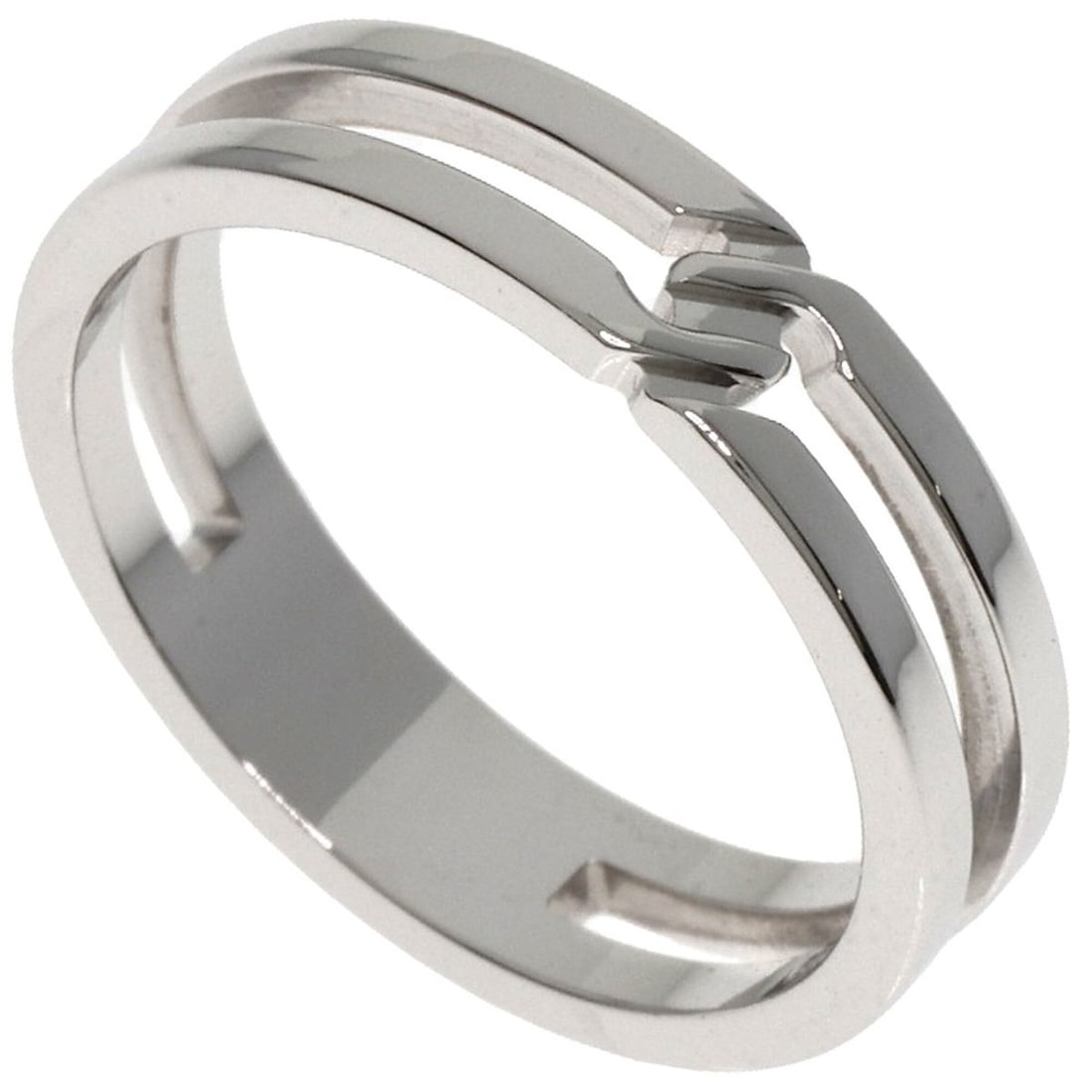 Gucci Infinity #7 Ring, 18K White Gold, Women's GUCCI (1 of 9)