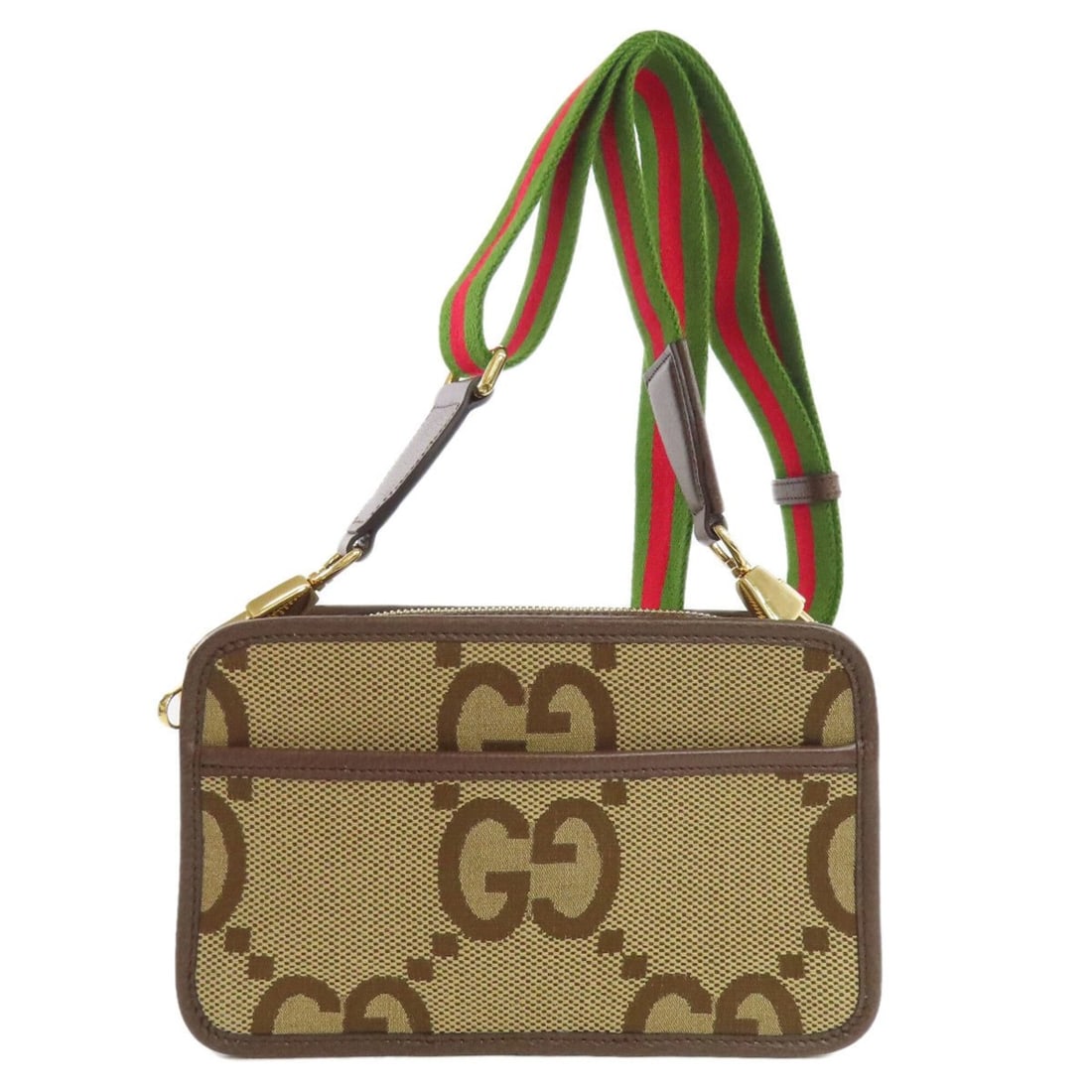 Gucci 696075 Jumbo GG Mini Bag Shoulder Canvas Women's GUCCI: --- Catalog ---Category: SizeSize (HxWxD): 13.5cm x 22cm x 6.5cm / 5.31'' x 8.66'' x 2.55''Category: DesignType: Shoulder bagColor: BrownGender: WomenMaterial: Canvas Category: GeneralMPN: 696075Brand