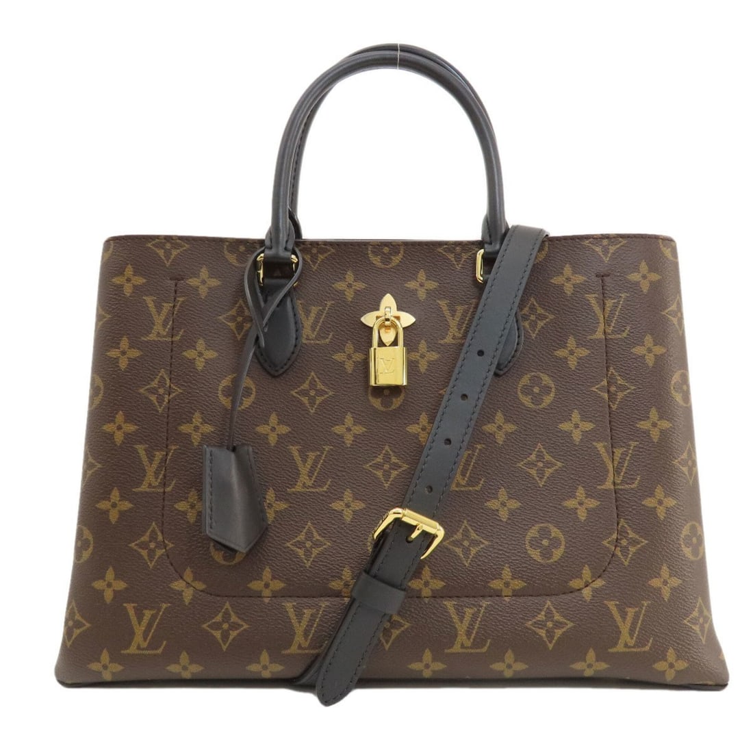 Louis Vuitton M43550 Flower Tote Monogram Bag Canvas Women's LOUIS VUITTON (1 of 20)