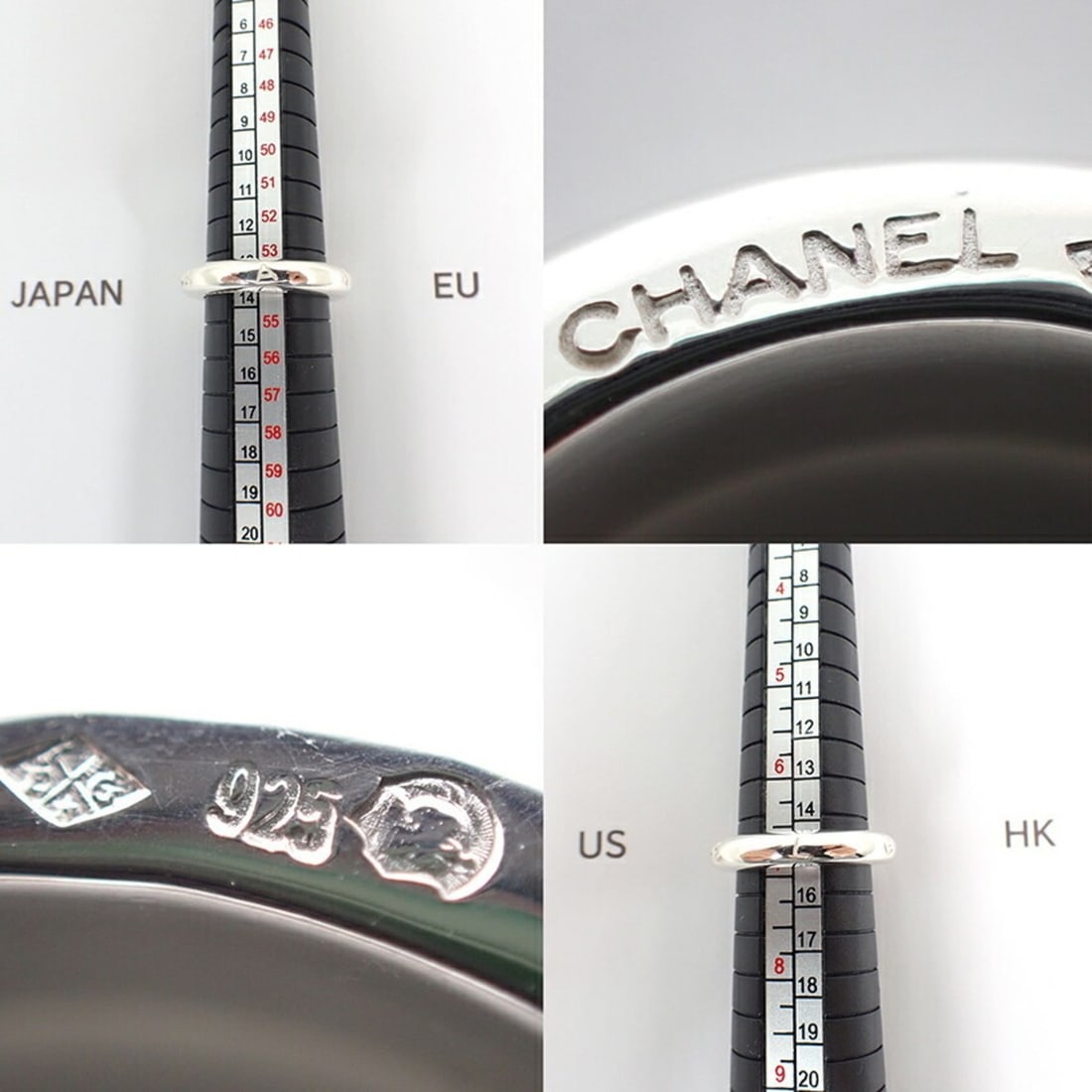 CHANEL 925 Ring, Size 14 - 9