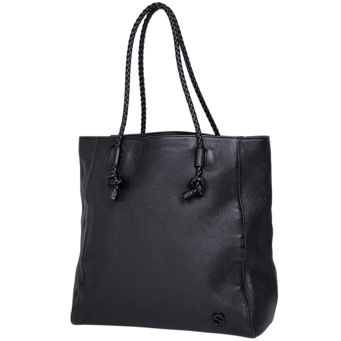 Gucci Interlocking G Tote Bag, Shoulder Leather, Black, 267903, Women's (1 of 17)