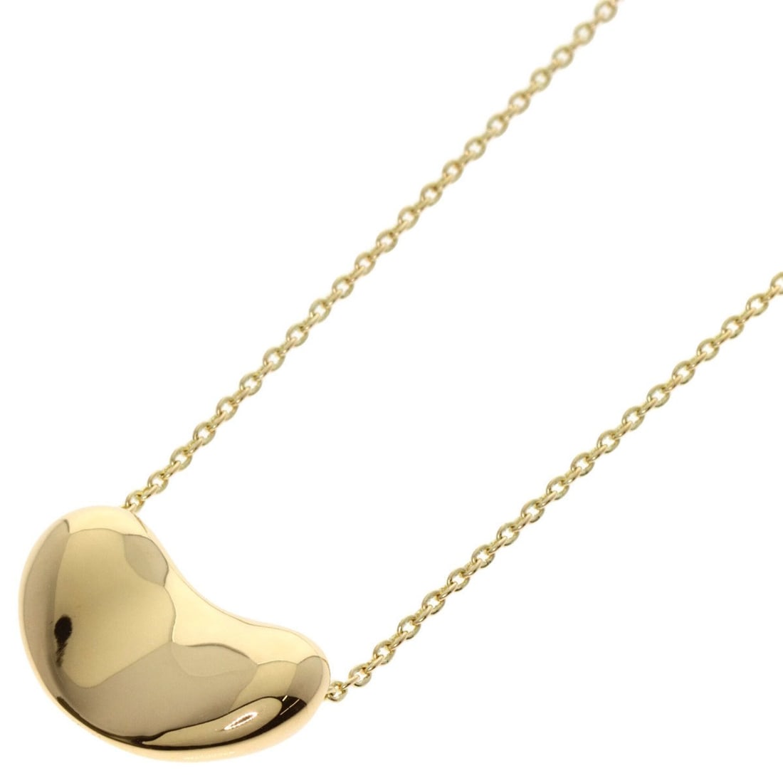 Tiffany Bean Necklace, 18K Yellow Gold, Women's, TIFFANY&Co. (1 of 15)