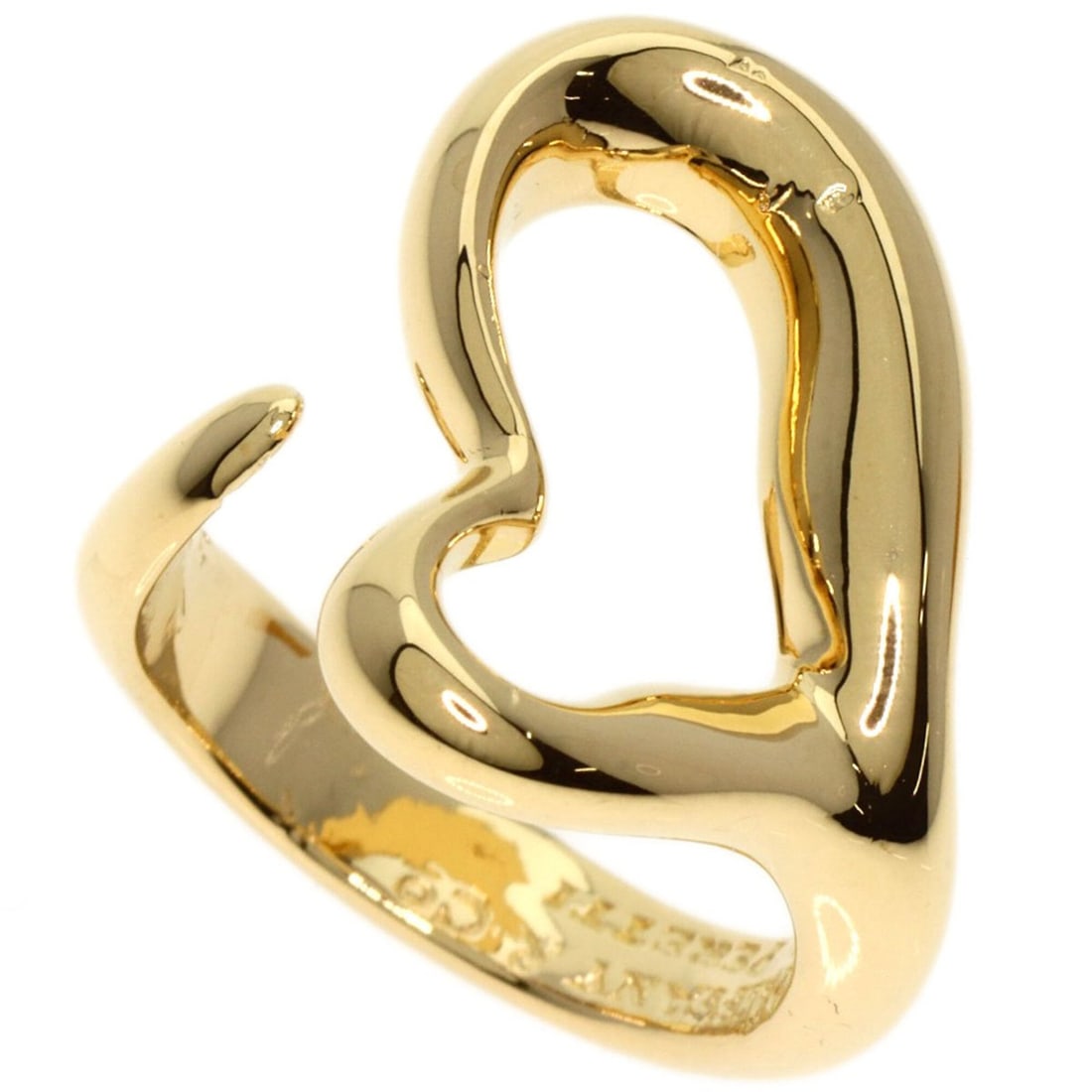 Tiffany & Co. Open Heart Ring, 18K Yellow Gold, Women's. (1 of 11)