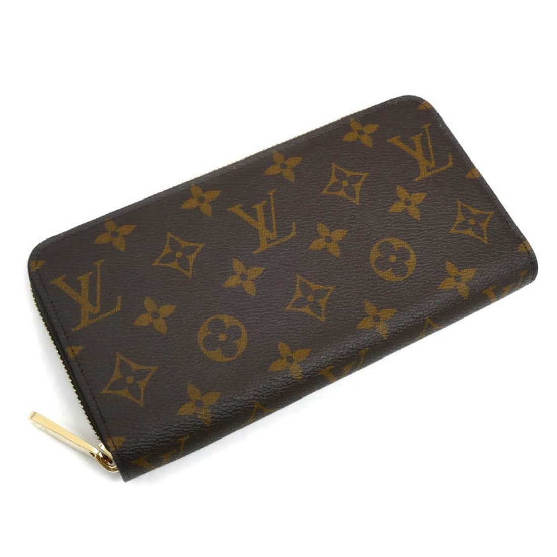 LOUIS VUITTON Louis Vuitton Zippy Wallet Long Round Zipper Monogram Brown M41896 IC Women's (1 of 15)