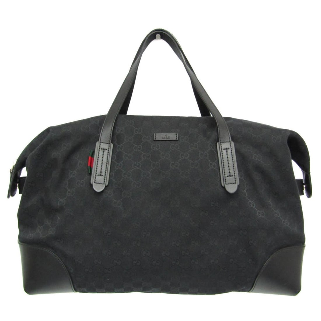 Gucci GG Canvas 308925 Women,Men GG Canvas Boston Bag Black (1 of 16)