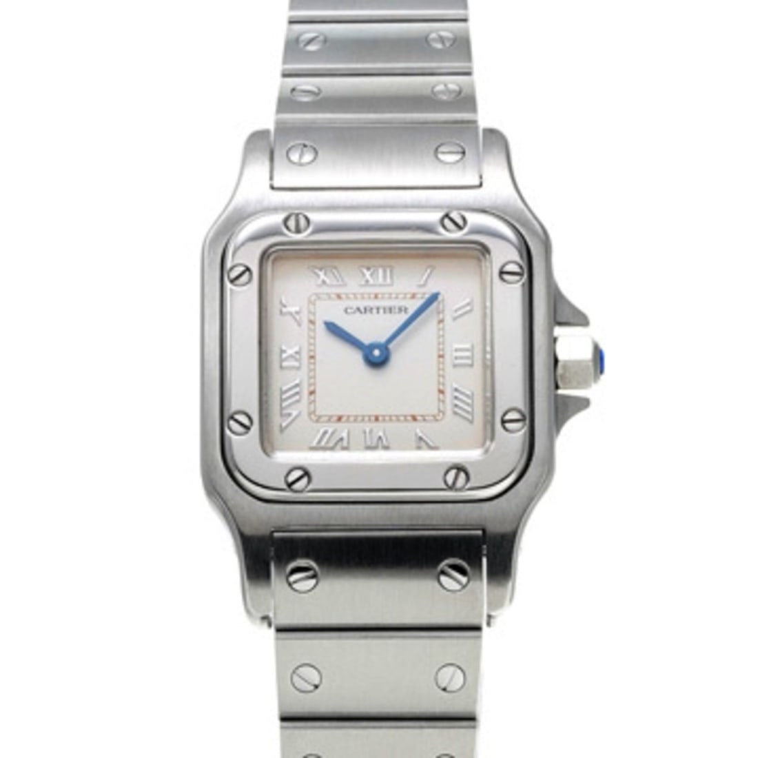 Cartier Santos Galbee SM W20024D6 Ivory Ladies Quartz Watch (Pre-owned) - Ginzo (1 of 10)