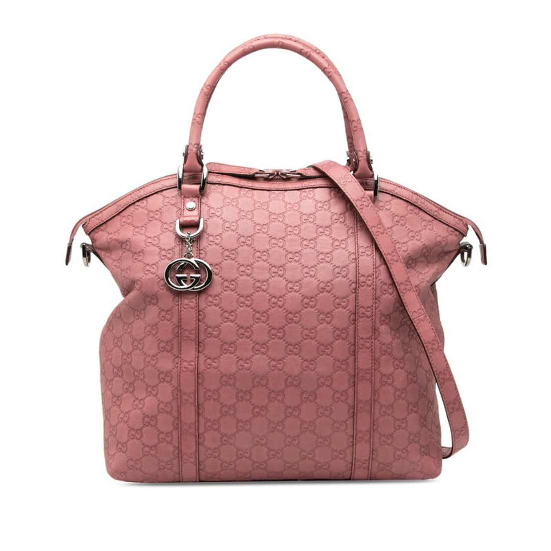 Gucci Guccissima Soho Handbag Shoulder Bag 2WAY 339551 Pink Leather Women's GUCCI (1 of 12)