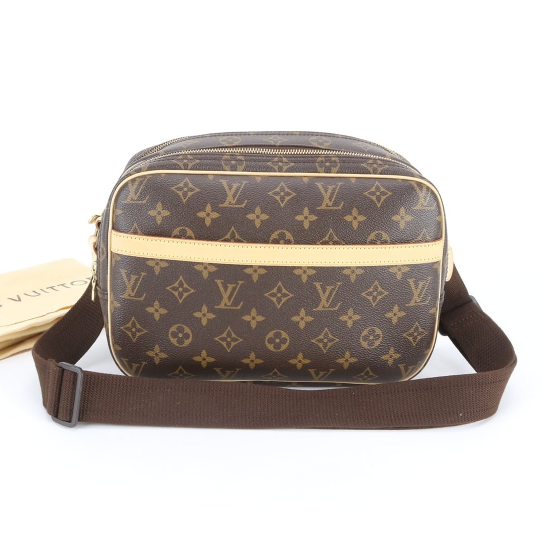 Louis Vuitton Monogram Reporter PM M45254 Leather Shoulder Bag, Crossbody Handbag, Women's (1 of 9)