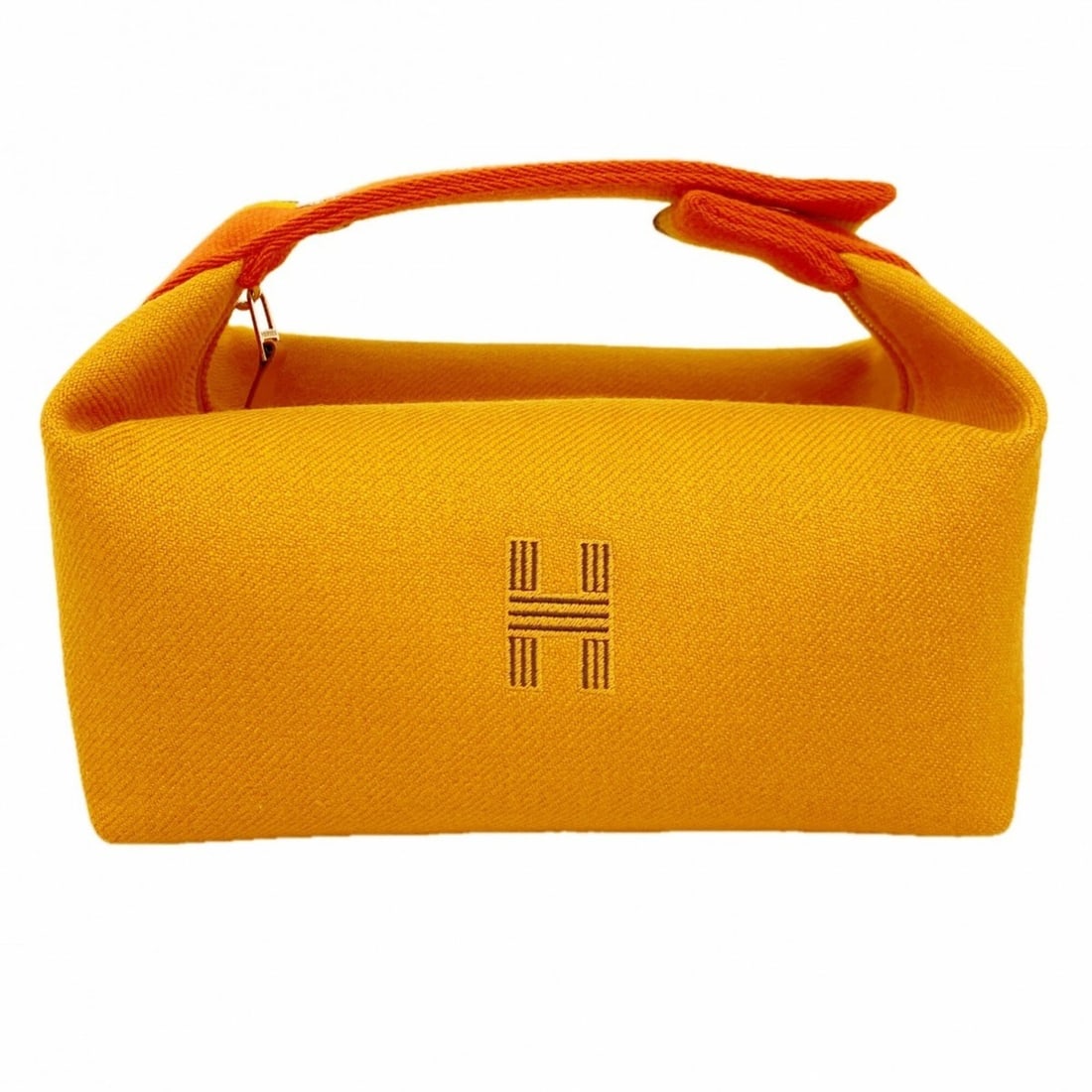 Hermes Bride à Black PM Canvas Handbag, Yellow, Women's (1 of 10)