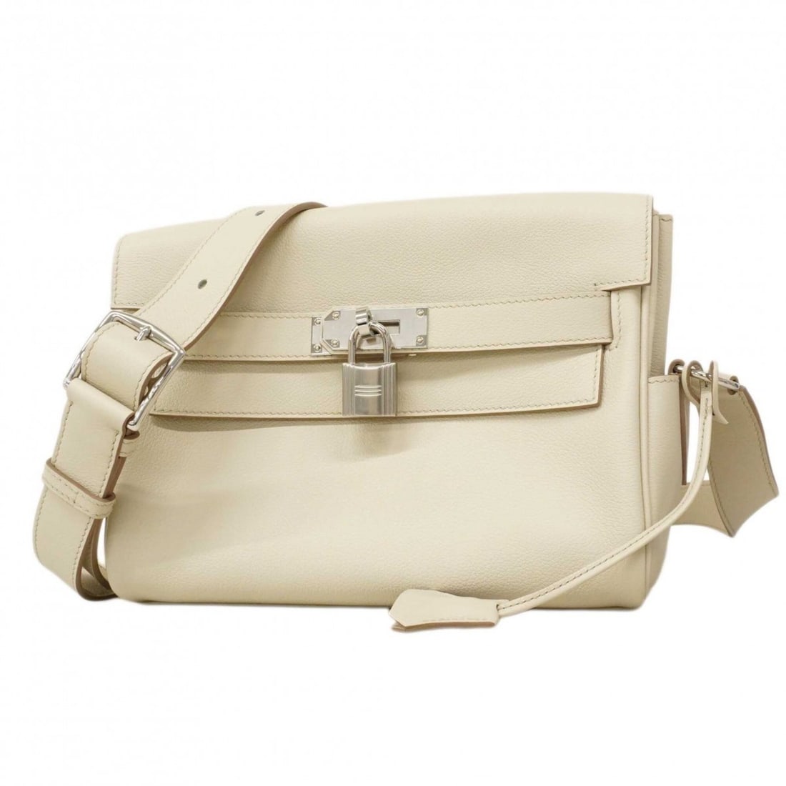 Hermes Kelly Shoulder Bag, Evercolor Beton, W Stamp, Women's (1 of 10)