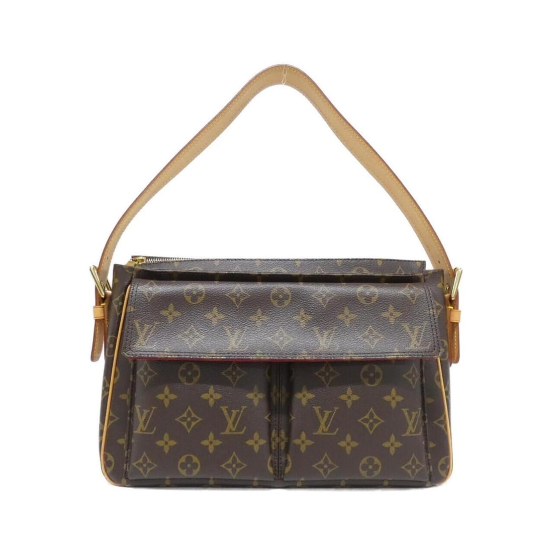 Louis Vuitton Monogram Viva Cite GM M51163 Shoulder Bag: --- Catalog ---Category: SizeSize (HxWxD): 22cm x 31cm x 10cm / 8.66'' x 12.2'' x 3.93''Category: DesignType: Shoulder bagColor: MarronGender: WomenMaterial: Coated canvas Hardware Color: