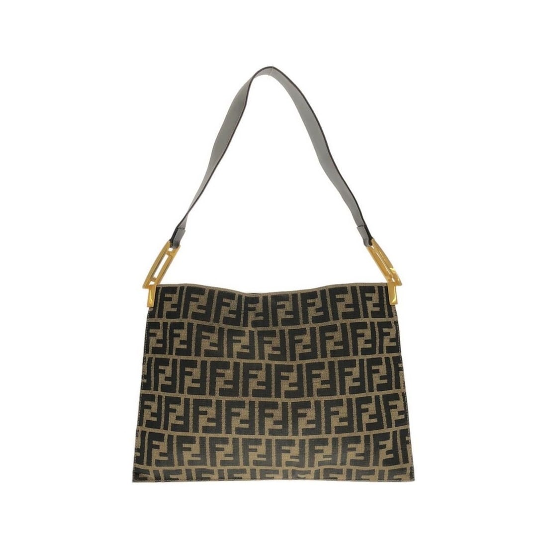 Fendi 26477 Shoulder Bag: --- Catalog ---Category: SizeSize (HxWxD): 25cm x 35cm x 5.00mm / 9.84'' x 13.77'' x 0.19''Category: DesignType: Shoulder bagColor: BrownGender: WomenMaterial: Canvas Hardware Color: GoldCategory: