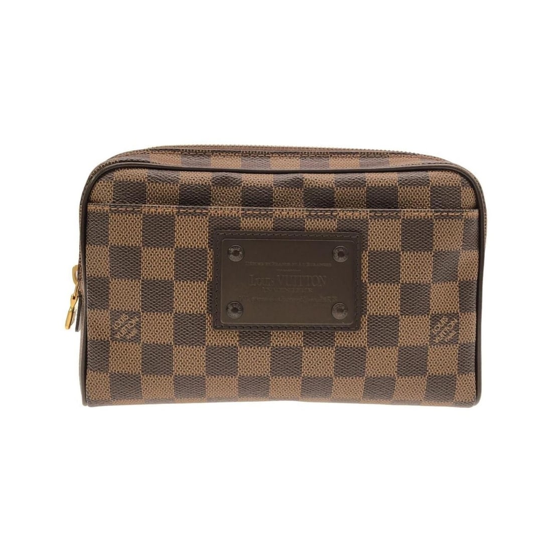 Louis Vuitton Damier Bumbag Brooklyn N41101 Shoulder Bag: --- Catalog ---Category: SizeSize (HxWxD): 13cm x 21cm x 4cm / 5.11'' x 8.26'' x 1.57''Category: DesignType: Shoulder bagColor: EbeneGender: Men,WomenMaterial: Coated canvas Hardware Color: