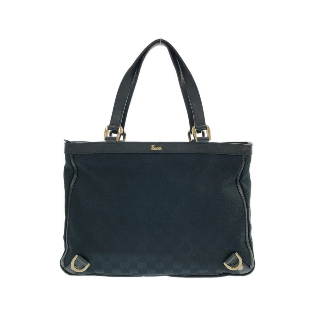 Gucci 170004 Handbag: --- Catalog ---Category: SizeSize (HxWxD): 25cm x 32cm x 8cm / 9.84'' x 12.59'' x 3.14''Category: DesignType: HandbagColor: BlackGender: Men,WomenMaterial: GG canvas Hardware Color: GoldCategory: