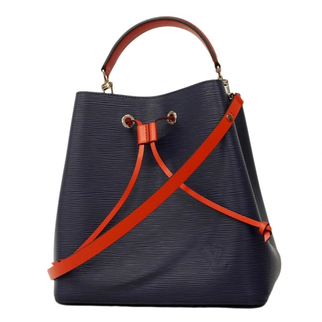 Louis Vuitton Epi NeoNoe Handbag M54367 Indigo Blue 2-way bag for women: --- Catalog ---Category: SizeSize (HxWxD): 25cm x 26cm x 17cm / 9.84'' x 10.23'' x 6.69''Category: DesignType: HandbagColor: NavyGender: WomenHardware Color: SilverCategory: GeneralMPN: M54367Brand: L