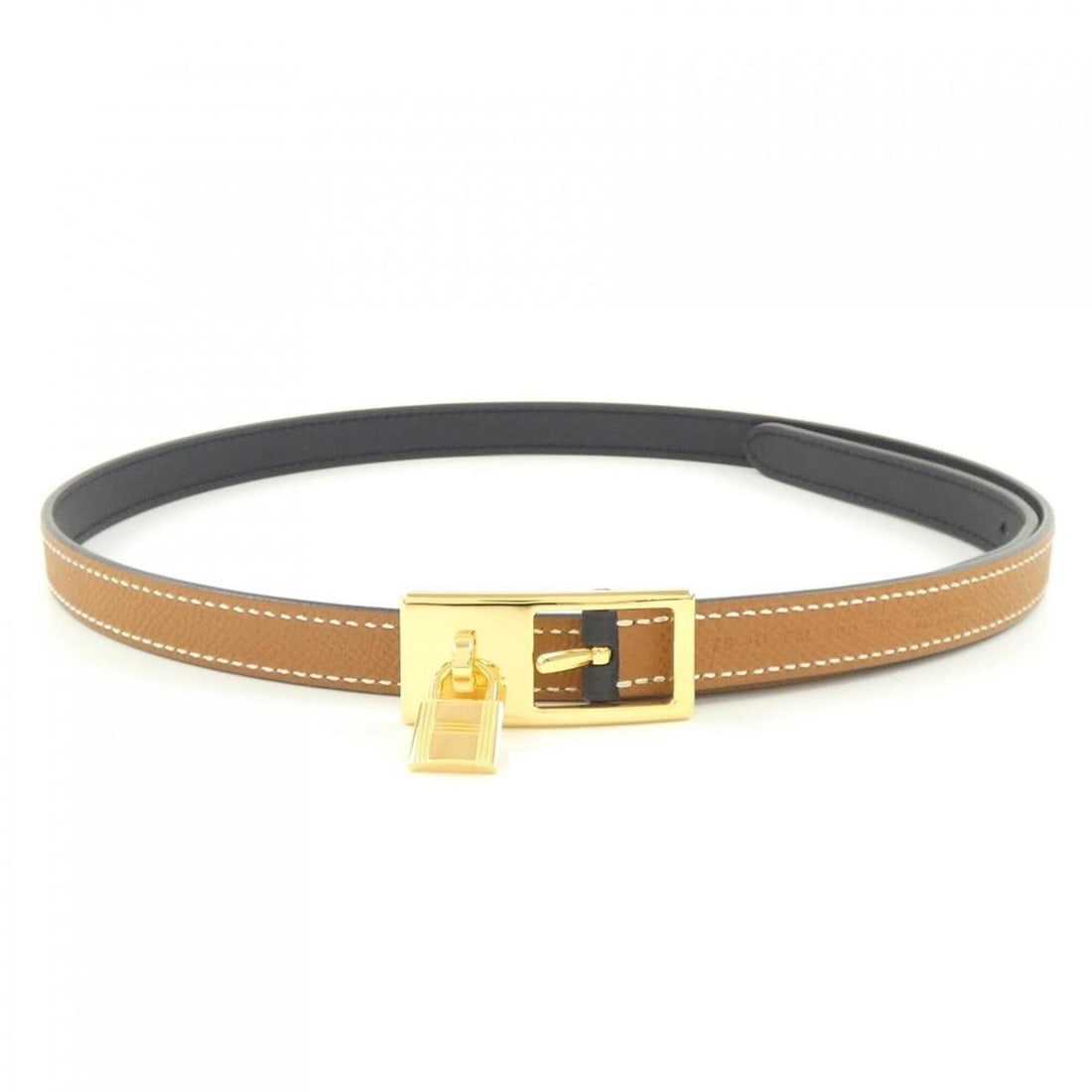 Hermes Lucky 15mm Reversible Belt: --- Catalog ---Category: SizeLength: 73cm - 78cm / 28.74'' - 30.7''Category: DesignType: Standard beltColor: Brown, GoldGender: WomenCategory: GeneralBrand: Hermes--- Item List ---Section: