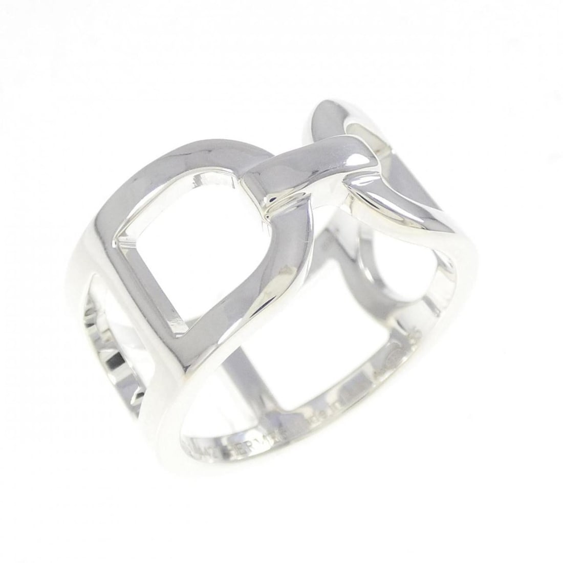 Hermes Hermès Ever Chaine d'Ancre Ring: --- Catalog ---Category: SizeUS Size: 7.5Brand Size: 55Category: DesignType: Band ringGender: WomenMaterial: Silver 925Category: GeneralMPN: H116619BBrand: Hermes--- Item List ---Section: