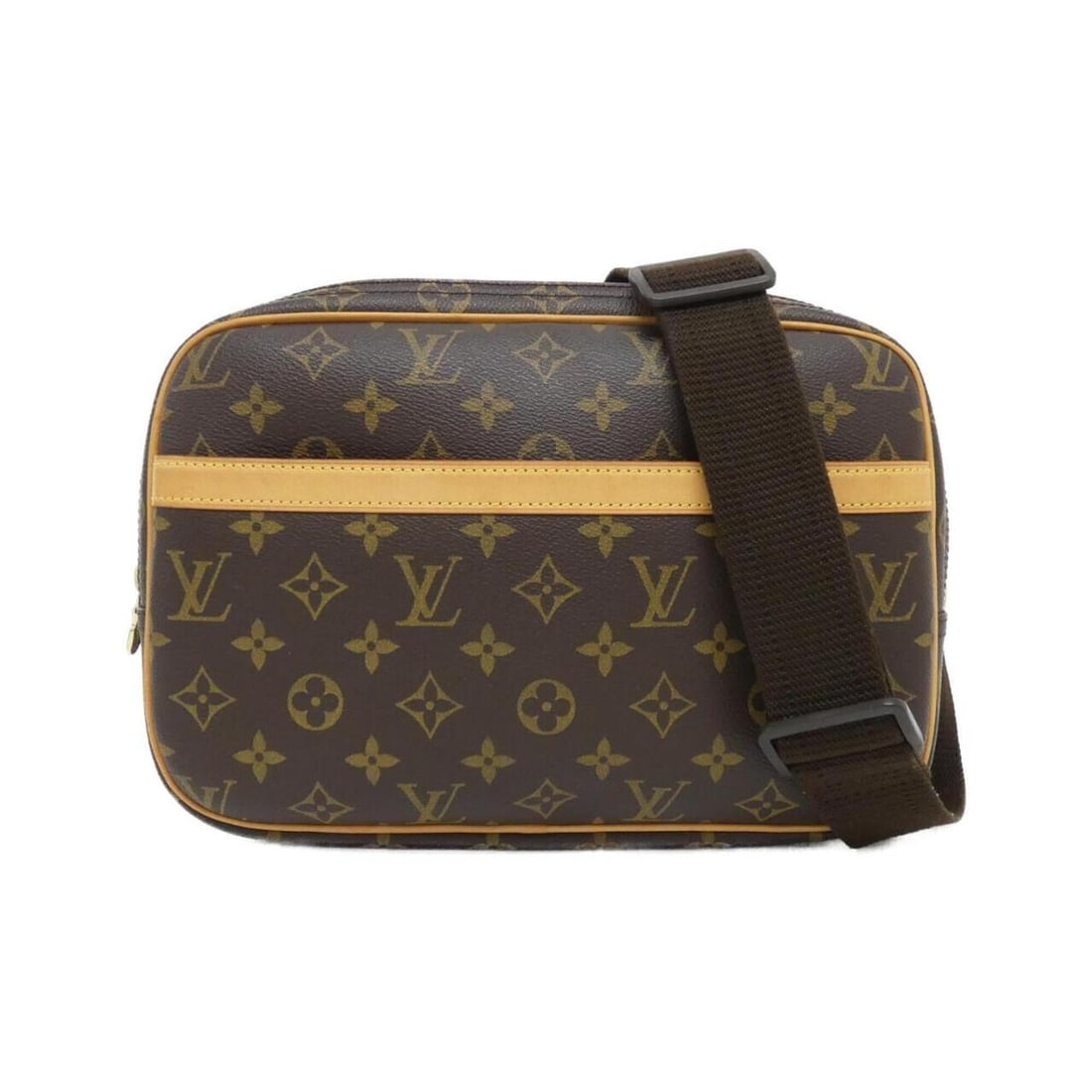Louis Vuitton Monogram Reporter 28cm M45254 Shoulder Bag: --- Catalog ---Category: SizeWeight: 720g / 1.58lb.Size (HxWxD): 21cm x 28cm x 12cm / 8.26'' x 11.02'' x 4.72''Strap Length: 121cm / 47.63''Category: DesignType: Shoulder bagColor: MarronGender: