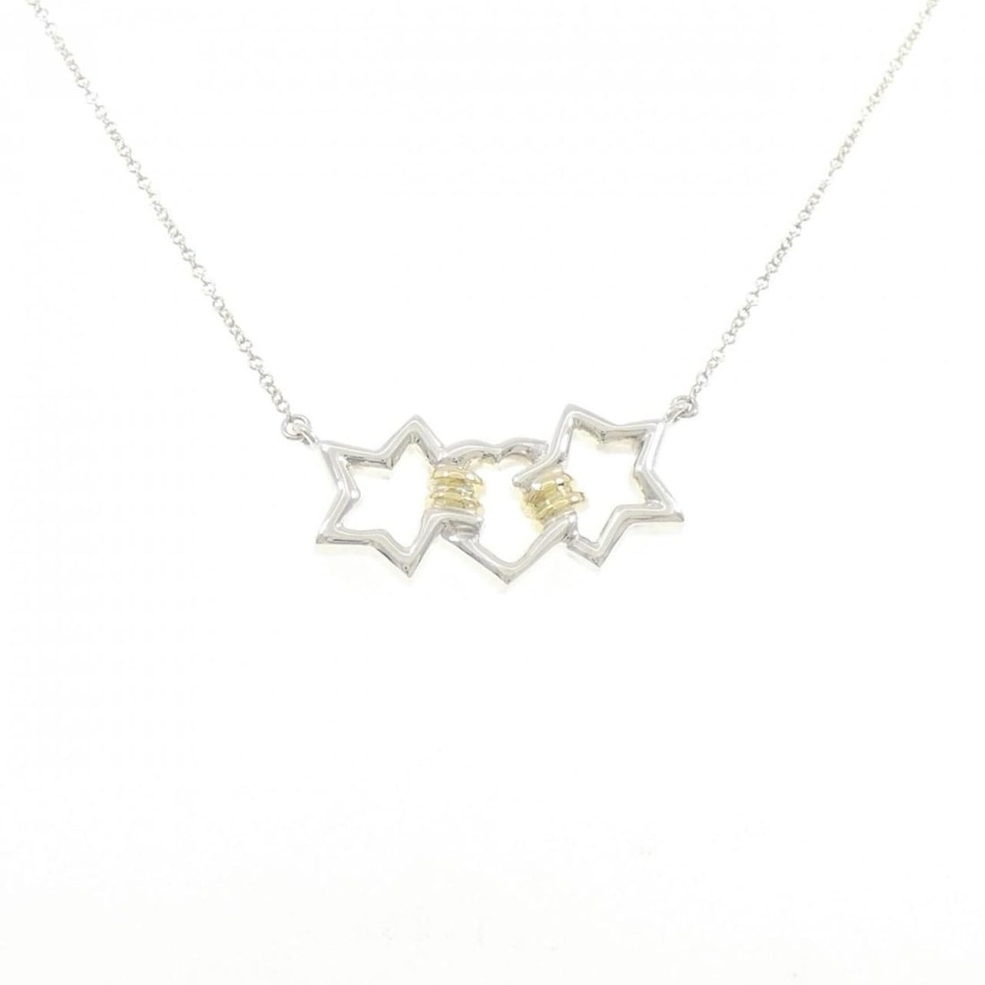 Tiffany & Co. 925 750YG Necklace: --- Catalog ---Category: SizePendant Size: 13.9mm x 28.8mm / 0.54'' x 1.13''Neck Circumference: 44 cm / 17.32''Category: DesignGender: WomenMaterial: Silver 925, Yellow gold (18K)Pendant Type: