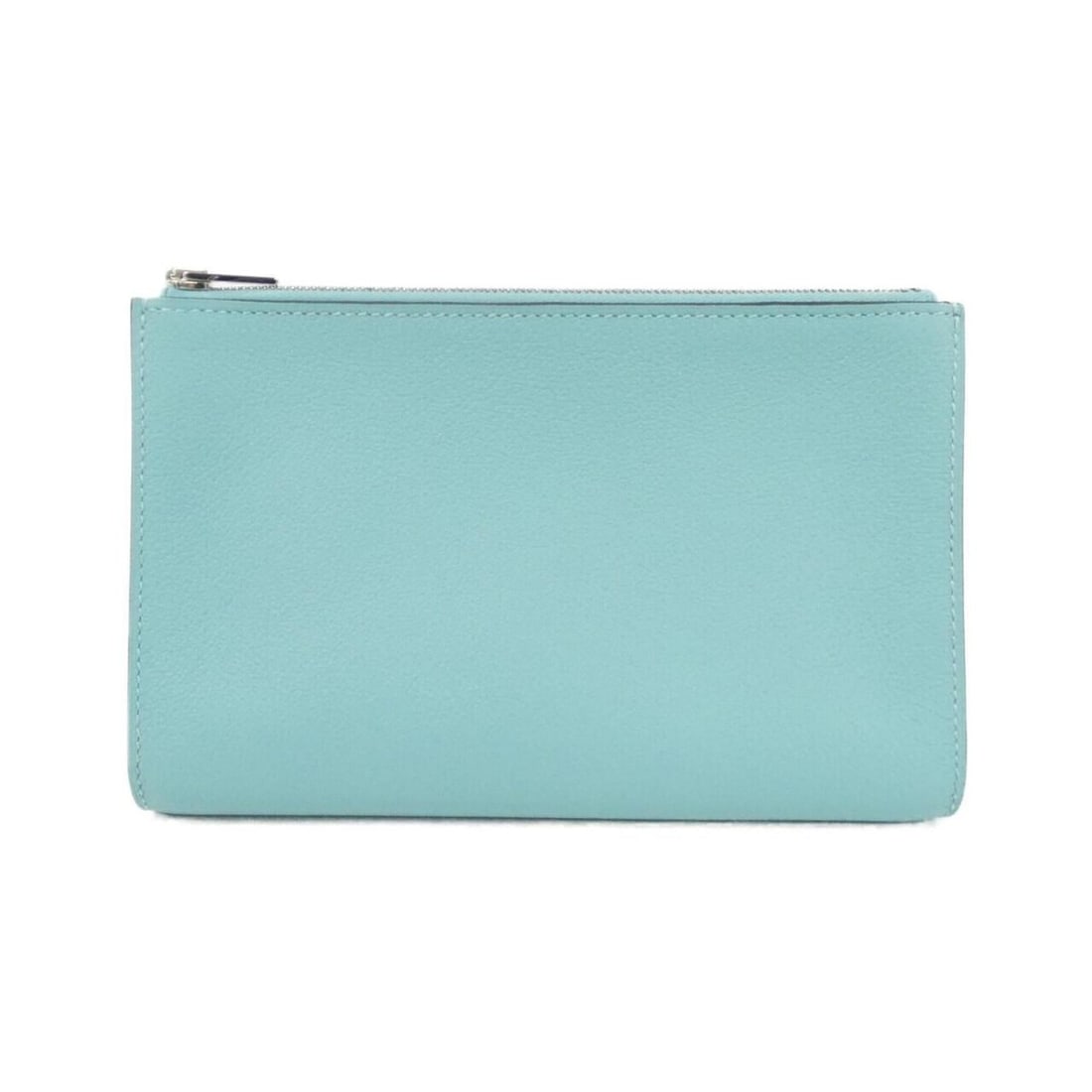 Hermes Zip Ango Verso PM 078698CK Handbag Pouch: --- Catalog ---Category: SizeSize (HxWxD): 12cm x 18cm x 5.5cm / 4.72'' x 7.08'' x 2.16''Category: DesignType: PouchColor: Blue atoll, Blue indigoGender: Women,MenHardware Color: SilverCategory: