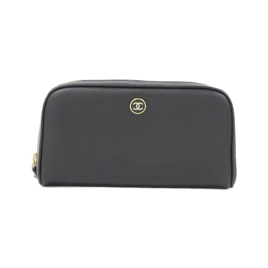 Chanel Coco Button Line 20913 Handbag Pouch: --- Catalog ---Category: SizeSize (HxWxD): 10cm x 18cm x 5cm / 3.93'' x 7.08'' x 1.96''Category: DesignType: Handbag, PouchColor: BlackGender: WomenMaterial: Leather Leather/Fur Type: CalfskinCategory