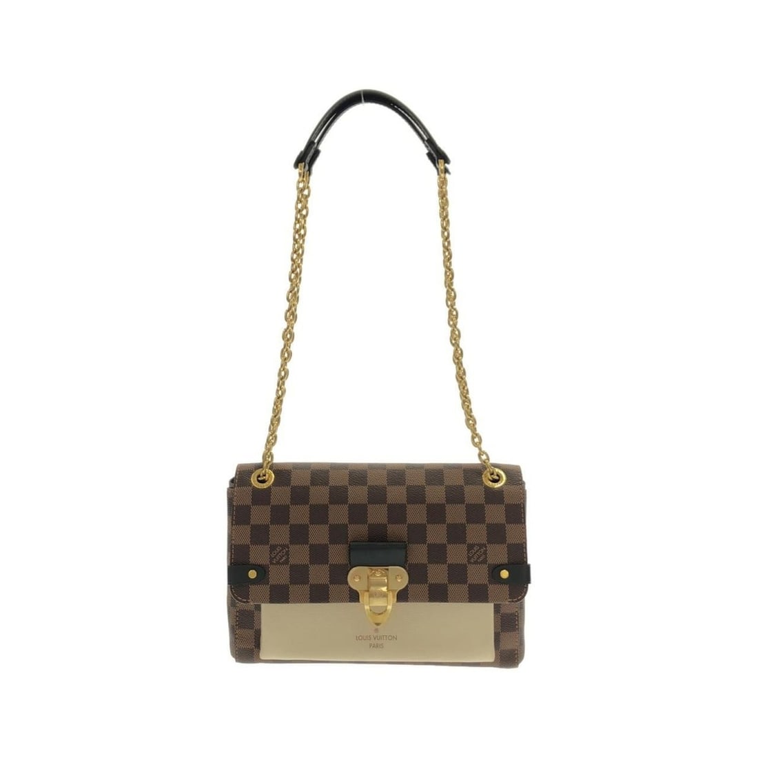 Louis Vuitton Damier Vavin PM N40113 Shoulder Bag: --- Catalog ---Category: SizeSize (HxWxD): 18cm x 25cm x 8cm / 7.08'' x 9.84'' x 3.14''Category: DesignType: Shoulder bagColor: Cream, EbeneGender: WomenMaterial: Coated canvas , Leather Hardware