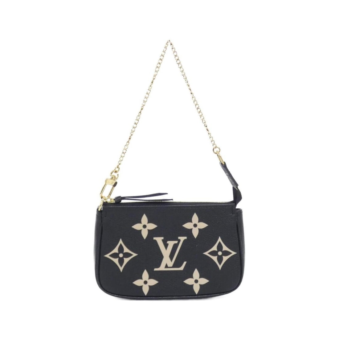Louis Vuitton Bicolor Monogram Empreinte Mini Pochette Accessoires M80732 Accessory Pouch: --- Catalog ---Category: SizeWeight: 90g / 3.17oz.Size (HxWxD): 10cm x 15cm x 4cm / 3.93'' x 5.9'' x 1.57''Handle Length: 36cm / 14.17''Category: DesignType: Pochette, PouchColor: Beige, BlackGender: