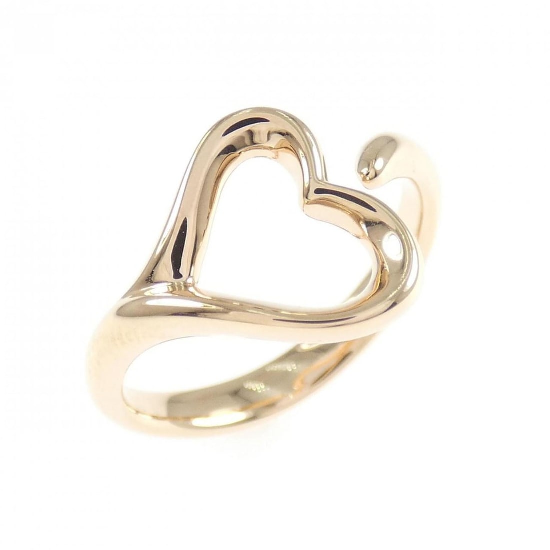 Tiffany Open Heart Ring: --- Catalog ---Category: SizeJP Size: 10.5US Size: 5.5Category: DesignType: Band ringGender: WomenMaterial: Pink gold (18K)Category: GeneralMPN: 74239803Brand: Tiffany--- Item List ---Section: