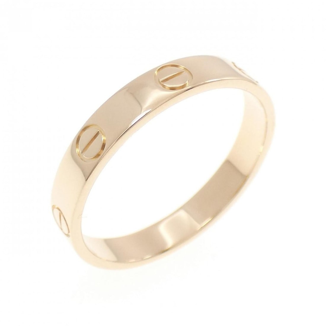Cartier Mini Love Ring: --- Catalog ---Category: SizeUS Size: 9.5Brand Size: 59Category: DesignType: Band ringGender: Women,MenMaterial: Pink gold (18K)Category: GeneralBrand: Cartier--- Item List ---Section: