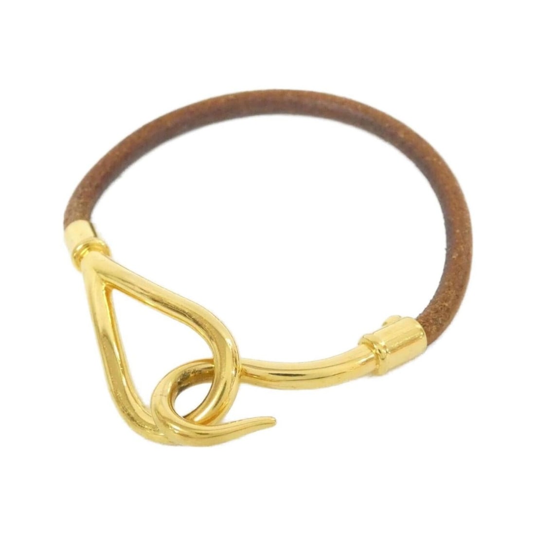 Hermes Jumbo 039848CC Bracelet: --- Catalog ---Category: SizeLength: 19cm / 7.48''Category: DesignType: Charm braceletColor: Gold, NaturalGender: Men,WomenMaterial: Vache leatherCategory: GeneralMPN: 039848CCBrand: Hermes--- Item
