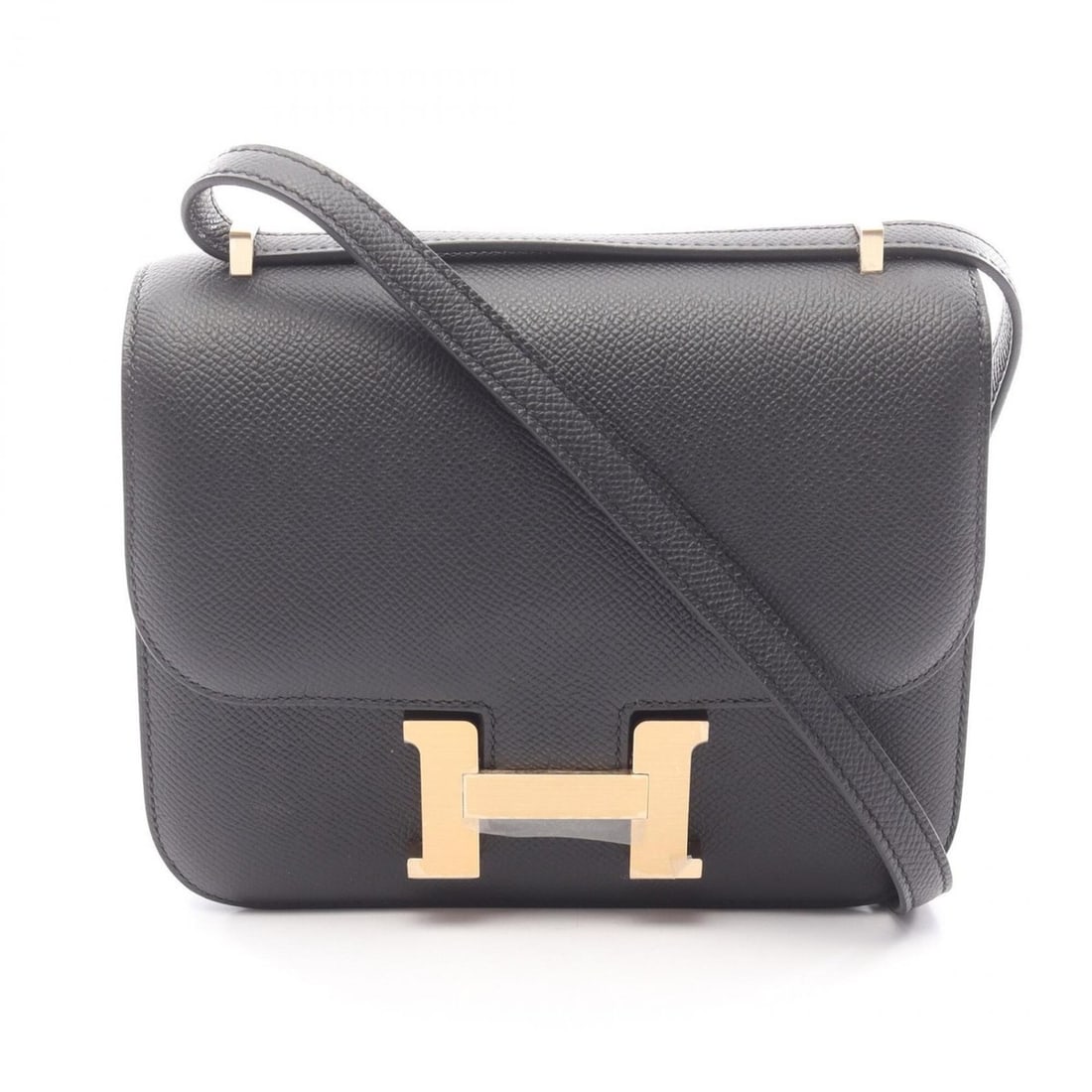 Hermes Constance 3 Mini Shoulder Bag/Handbag, Leather, Veau Epsom, Black, Women's. (1 of 8)