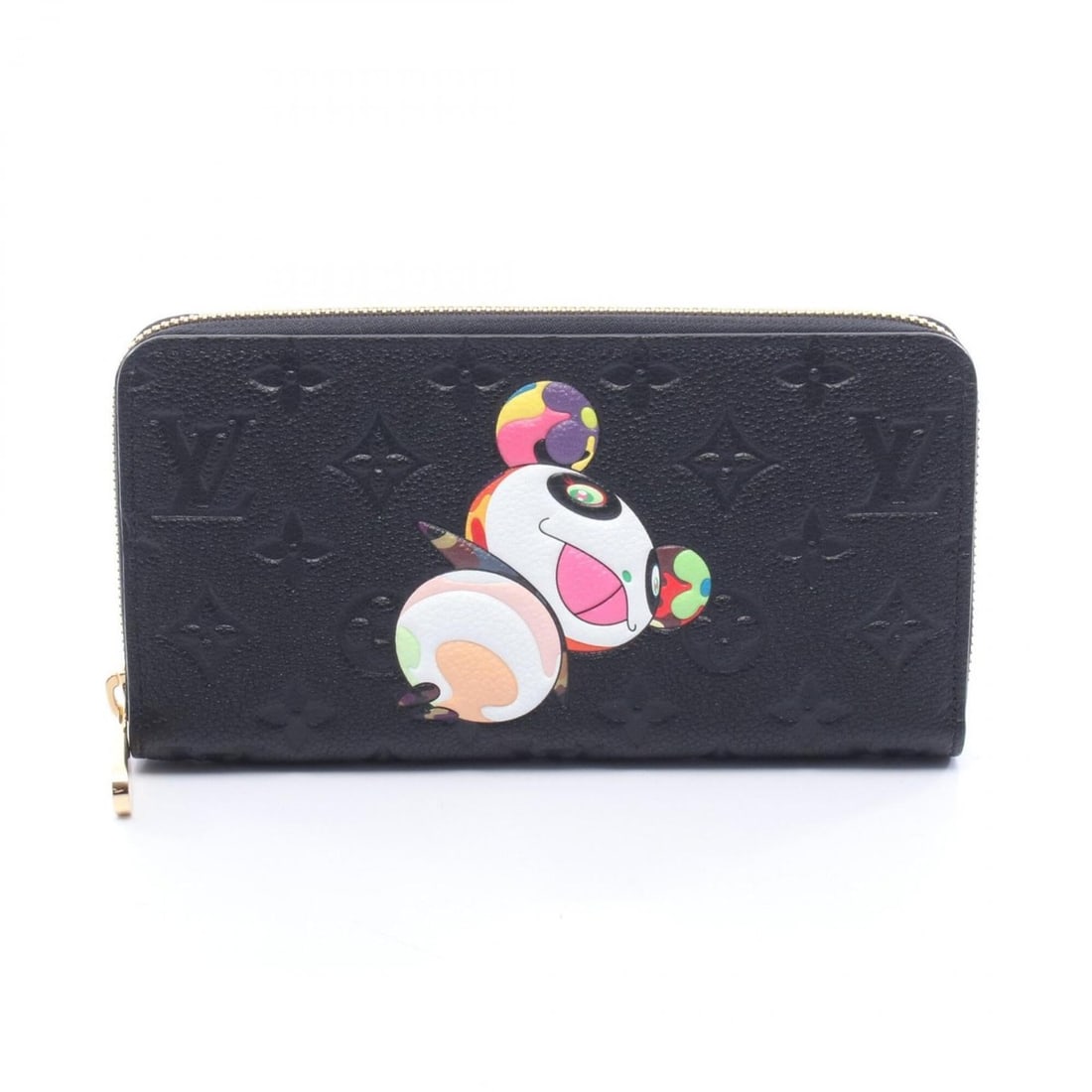 Louis Vuitton LV x TM Zippy Wallet Panda Round Long Leather Monogram Empreinte Women's: --- Catalog ---Category: SizeSize (HxWxD): 10.5cm x 19.5cm x 2.5cm / 4.13'' x 7.67'' x 0.98''Category: DesignType: Long wallet (bi-fold)Color: Black, Multi-color, NoirGender: WomenMaterial: Monogram E