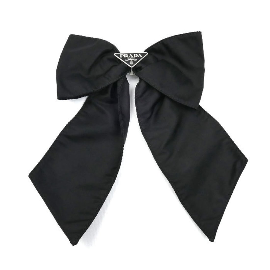 PRADA Recycled Polyamide Triangle Logo Barrette 1IF163_2DMI_F0002 Women's (1 of 17)