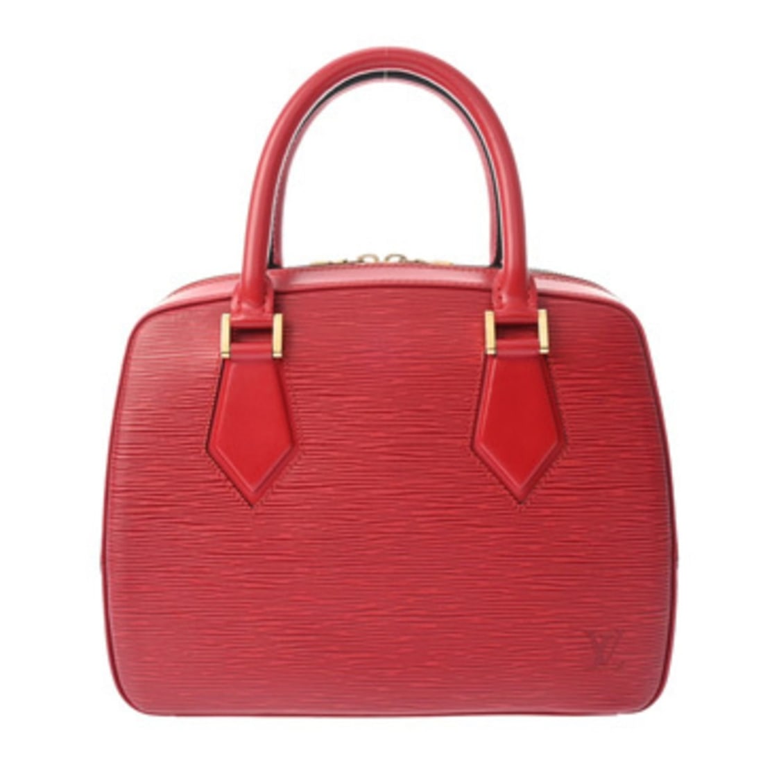 LOUIS VUITTON Louis Vuitton Epi Sablon Castilian Red M52047 Women's Leather Handbag B Rank Used (1 of 19)