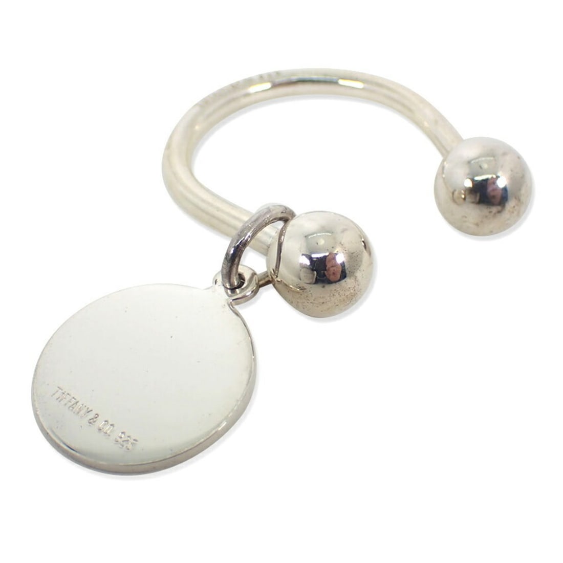 TIFFANY & Co. 925 Round Tag Keyring (1 of 16)