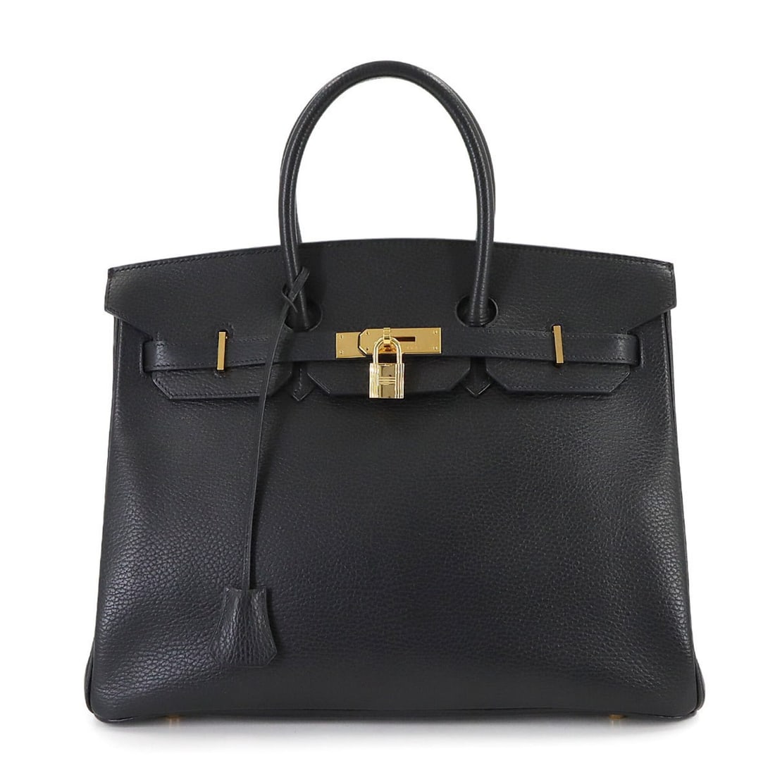 Hermes Birkin 35 Ardennes Black Handbag ?G Stamp Gold Hardware: --- Catalog ---Category: SizeWeight: 1.23kg / 2.71lb.Size (HxWxD): 28cm x 34.5cm x 18cm / 11.02'' x 13.58'' x 7.08''Handle Length: 28cm / 11.02''Category: DesignType: HandbagColor: BlackMaterial: Arde