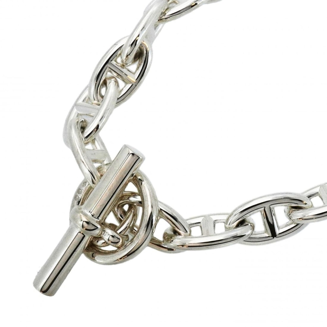 Hermes Chaine d'Ancre GM Necklace, Sterling Silver 925, Men's & Women's (1 of 12)