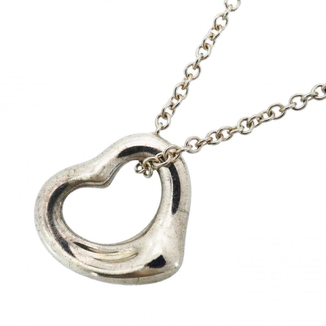 Tiffany & Co. Heart Necklace, Sterling Silver 925, Women's (1 of 11)