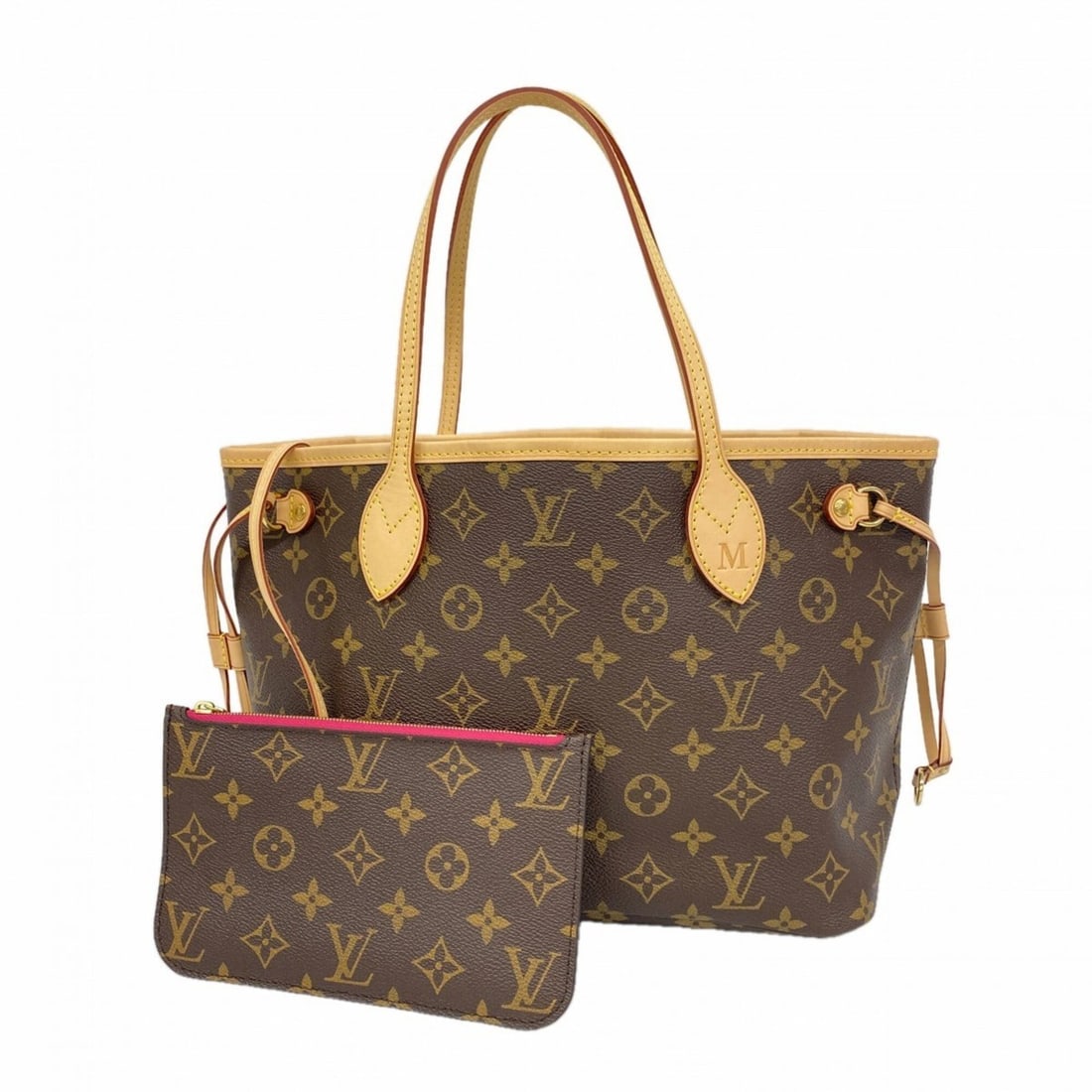 Louis Vuitton Monogram Neverfull PM Tote Bag M41001 Fuchsia (Women's) (1 of 11)