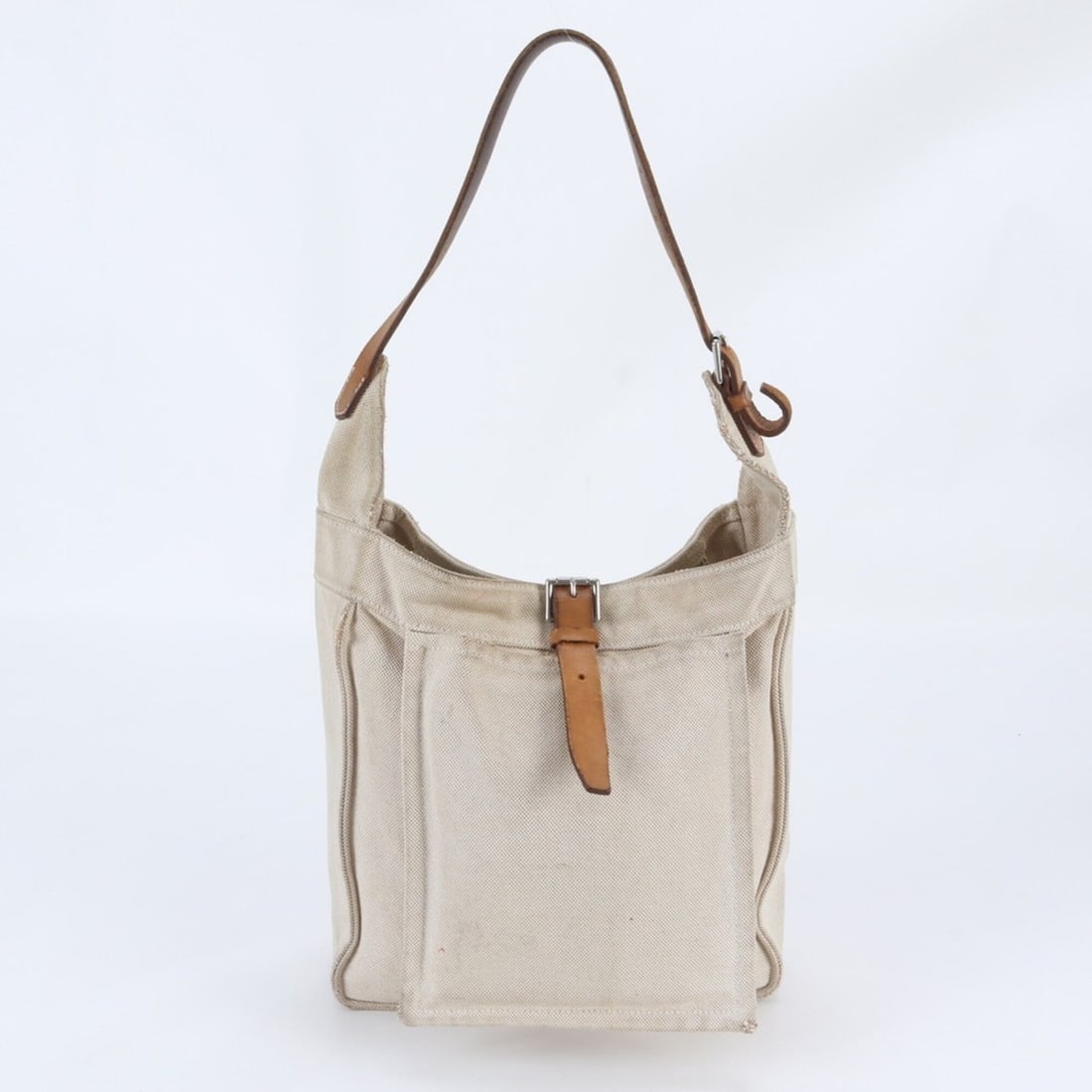 Hermes ?M stamp Marwari PM leather and canvas one-shoulder bag, shoulder handbag for women (1 of 20)